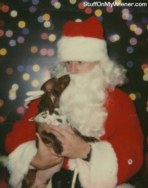 Gimli-Santa Gimli with Santa.