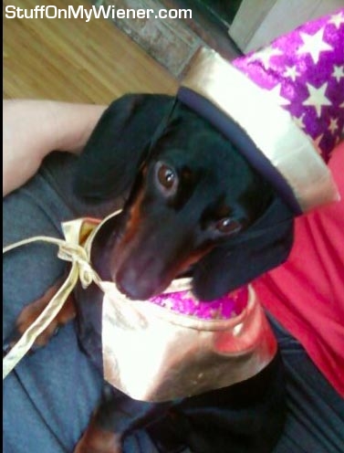 Nigel in wizard costume.