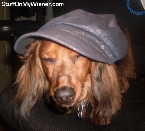 Ruby with a hat.