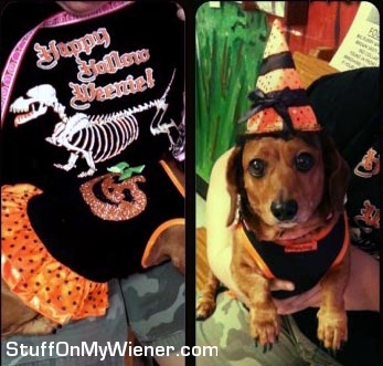 Savannah-halloween Savannah in a witch costume.